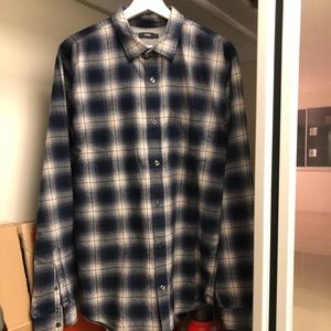 Vince large flannel men’s
